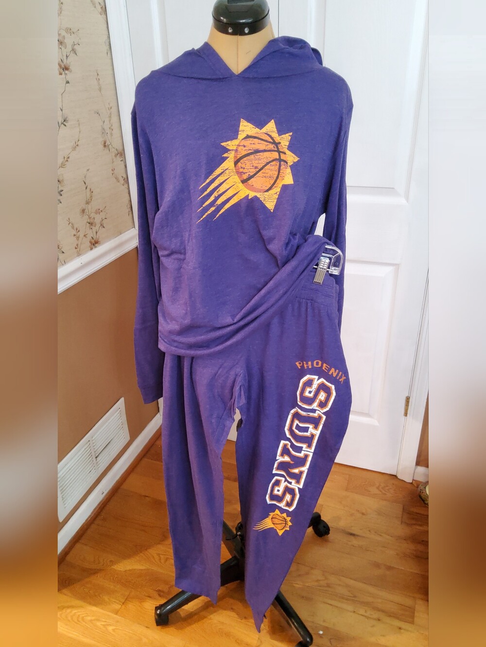 Women’s Phoenix Suns Concepts Sport 2-Piece Sleepwear Lounge Set – Purple – XL